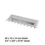 Bihui set nazubljenih gletera s ručkom (PSJG8) - Image 11