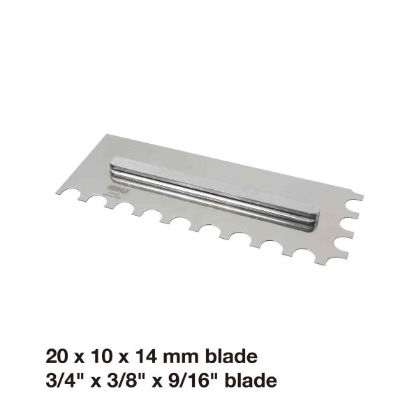 Bihui set nazubljenih gletera s ručkom (PSJG8) - Image 11