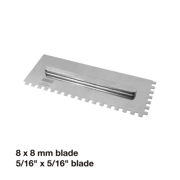 Bihui set nazubljenih gletera s ručkom (PSJG8) - Image 8