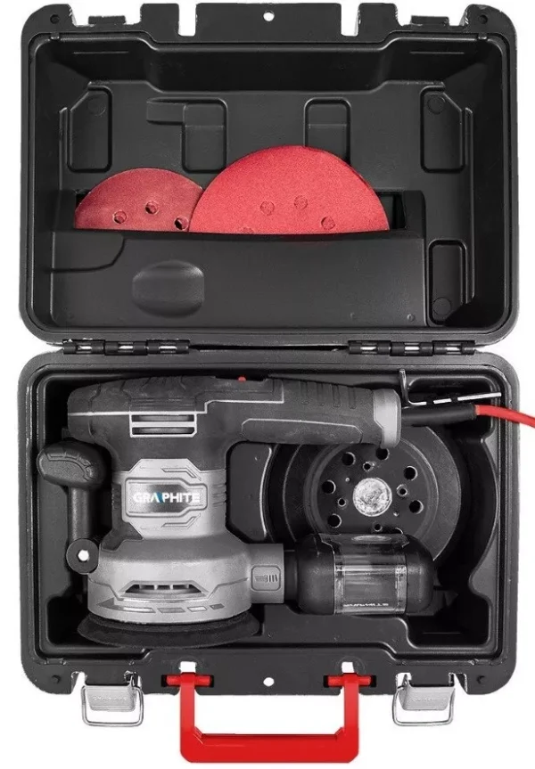 GRAPHITE Ekscentrična brusilica - šlajfarica 125/150 mm 450 W - Image 7