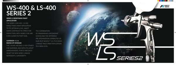 IWATA Pištolj za lakiranje - šprica za farbanje WS 400 SR2 Base 1.3 (Baza) - Image 4