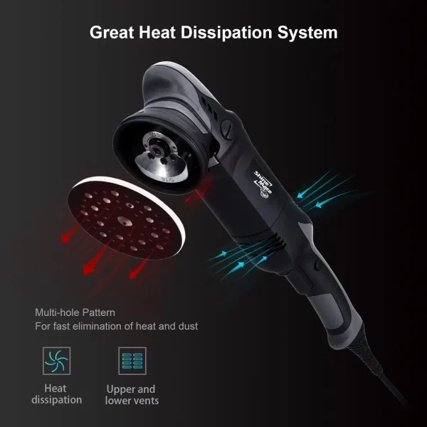 ShineMate DA ekscentrična polirka EX620 150 mm - 21 mm - Image 3