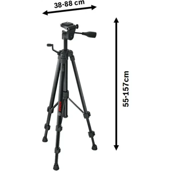 BOSCH Tronožac - građevinski stativ za lasere i nivelire BT 150 Professional - Image 3