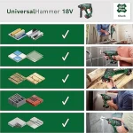 BOSCH Aku čekić bušilica SDS+ UniversalHammer 18V-16 | Home & Garden (Solo) - Image 6