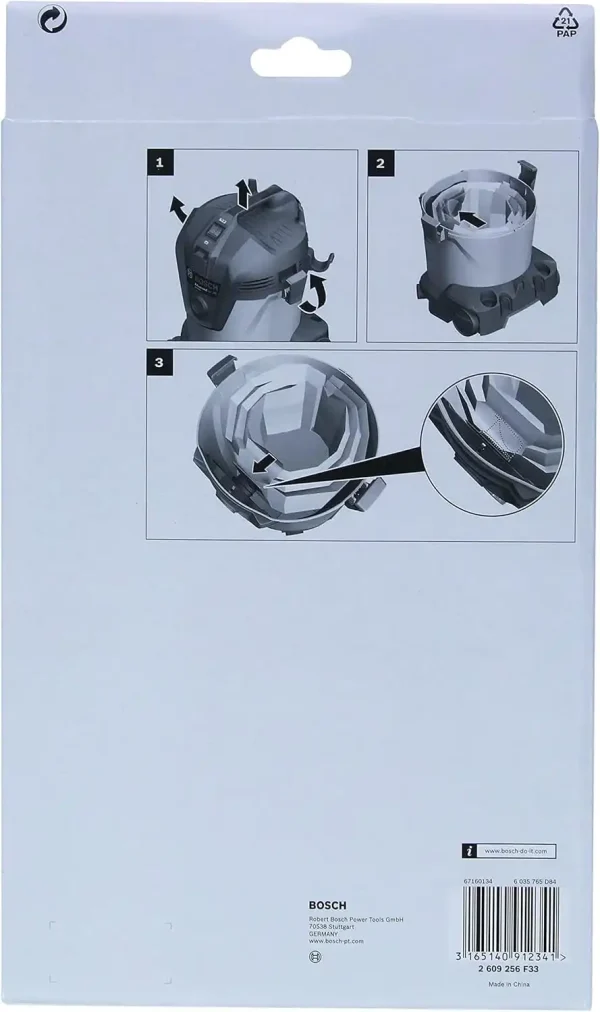 BOSCH Papirne vrećice za prašinu 5 kom (AdvancedVac 20)  | Home & Garden - Image 4