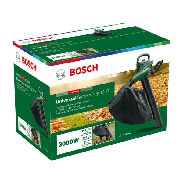 BOSCH Električni usisivač - puhač lišća UniversalGardenTidy 3000 | Home & Garden - Image 4