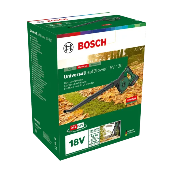 BOSCH Aku puhač lišća + baterija i punjač UniversalLeafBlower 18V-130 | Home & Garden - Image 5