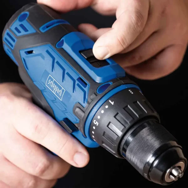 SCHEPPACH Aku bušilica - odvijač + baterija & punjač + 74 komada pribora IXES C-DTB74-1-X (Set) - Image 4