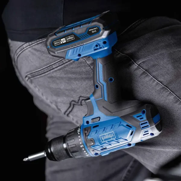 SCHEPPACH Aku bušilica - odvijač + baterija & punjač + 74 komada pribora IXES C-DTB74-1-X (Set) - Image 7