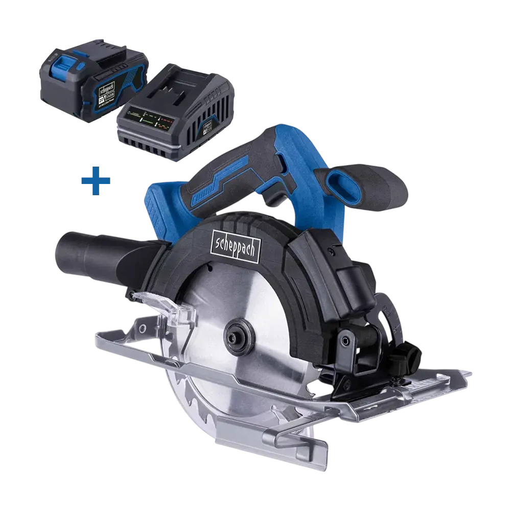 SCHEPPACH Aku ručna kružna pila - cirkular + punjač i baterija IXES C-HCS165-X (Set)