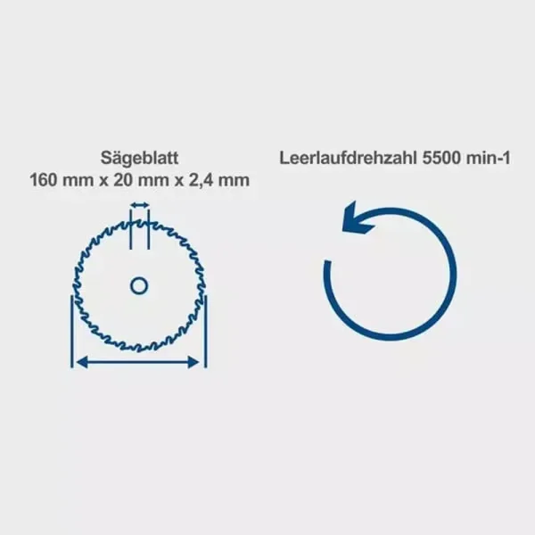 SCHEPPACH Cirkular - pila za uranjajuće rezove - potopna pila PL55 - Image 6