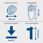SCHEPPACH Vertikalni cjepač za drva HL810 8T / 8 T - Image 8