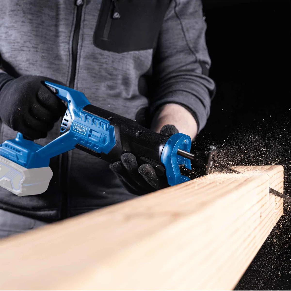 SCHEPPACH Aku recipročna pila - lisičiji rep + punjač i baterija Brushless IXES BC-RS250-X (Set) - Image 5
