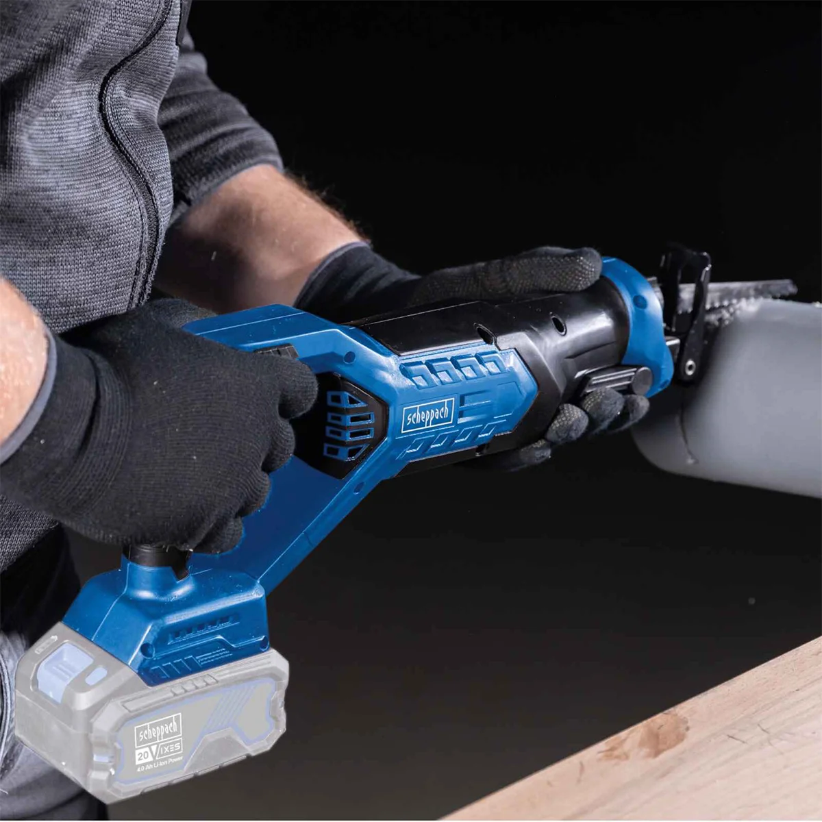 SCHEPPACH Aku recipročna pila - lisičiji rep + punjač i baterija Brushless IXES BC-RS250-X (Set) - Image 6