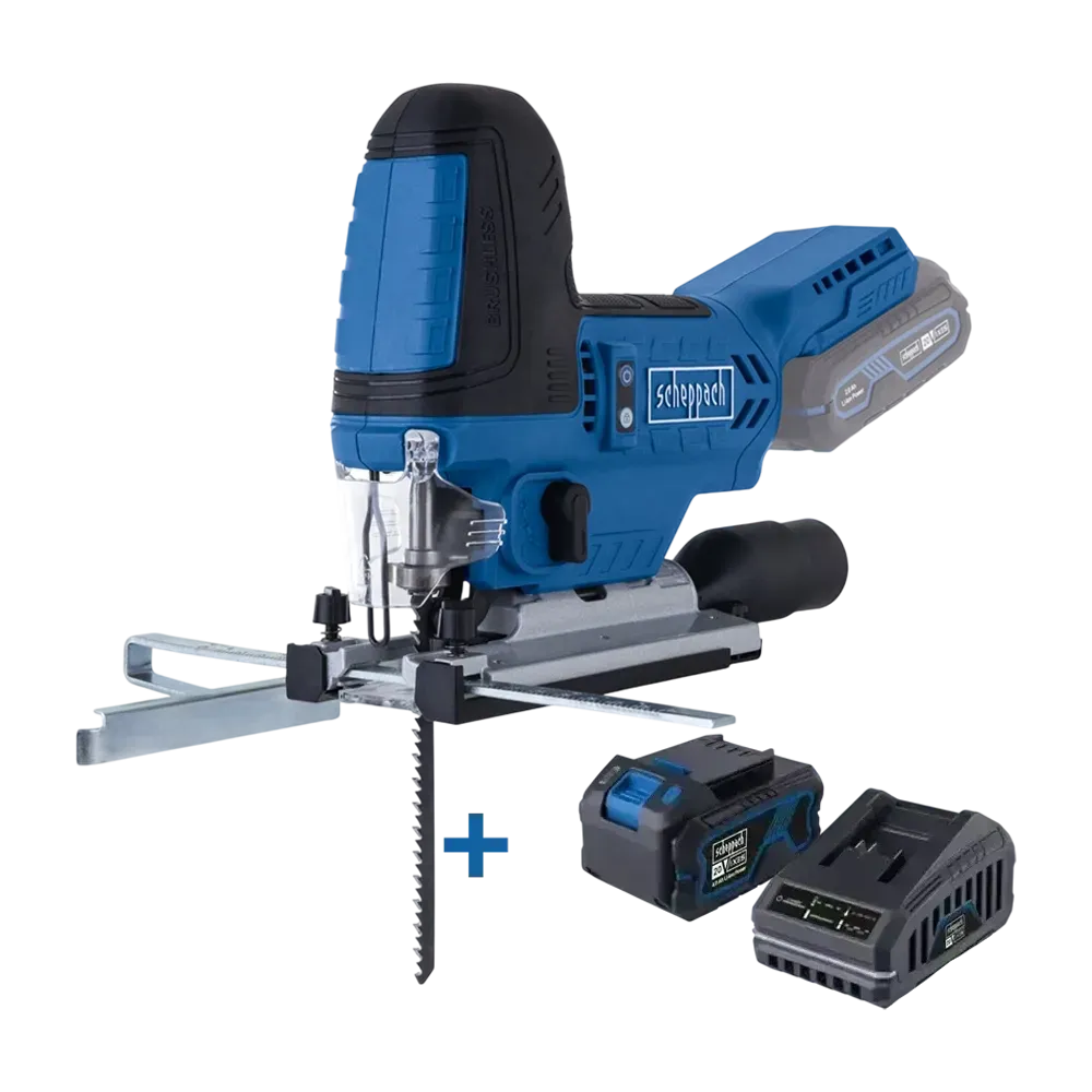 SCHEPPACH Aku ubodna pila + punjač i baterija Brushless IXES BC-JS254-X (Set)