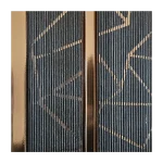 Dekorativni zidni panel - letvice - PS16 Nero Gold - 12x1.2x280 cm - Image 3