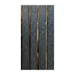 Dekorativni zidni panel - letvice - PS16 Nero Gold - 12x1.2x280 cm - Image 4