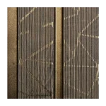 Dekorativni zidni panel - letvice - PS17 Ambra Gold - 12x1.2x280 cm - Image 3