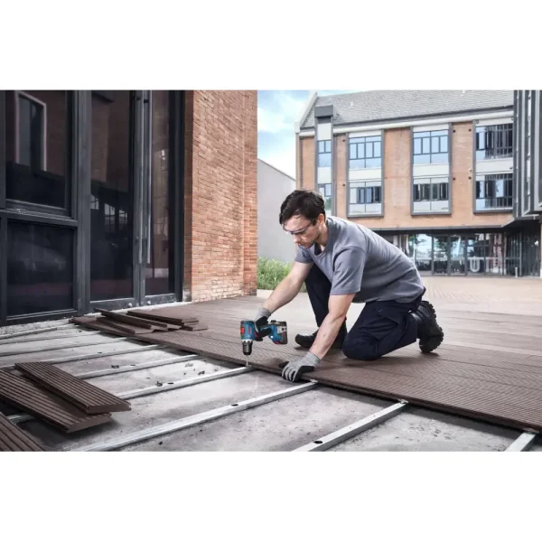 BOSCH Aku bušilica - odvijač GSR 18V-65 + 2x GBA 4 Ah + punjač i kofer s nastavcima Professional - Image 9