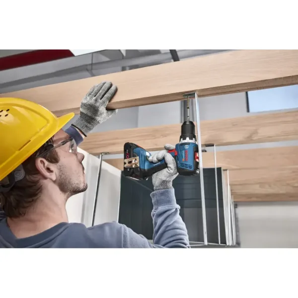 BOSCH Aku bušilica - odvijač GSR 18V-65 + 2x GBA 4 Ah + punjač i kofer s nastavcima Professional - Image 6
