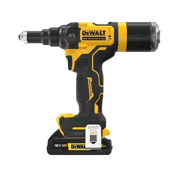 DeWALT Aku pištolj za pop nitne - zakovice 18V + 2x Baterija 2.0 Ah, Punjač i Kofer DCF403D2GT-QW (Set) - Image 3