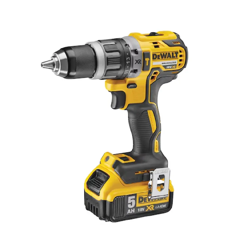 DeWALT Aku set XR 18V DCK384P2T (Bušilica, Udarni odvijač, Brusilica) + 2x Baterija 5.0 Ah i Kofer - Image 2