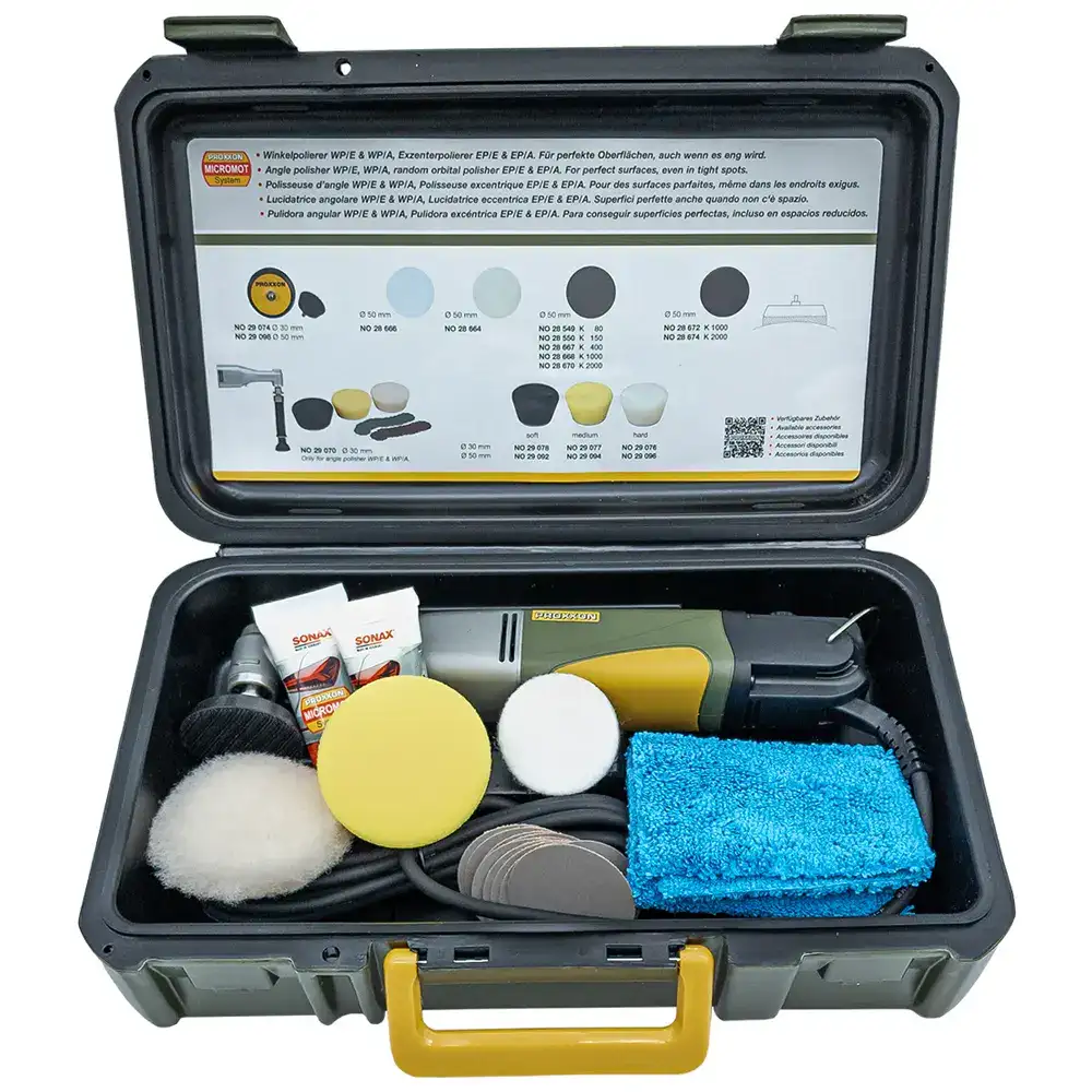 PROXXON Mini rotaciona polirka WP/E - 50 mm / 100 W - Image 2