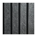 Dekorativni zidni panel - letvice - PS20 Basalto Graphite - 12x1.2x280 cm - Image 3