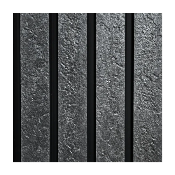 Dekorativni zidni panel - letvice - PS20 Basalto Graphite - 12x1.2x280 cm - Image 3