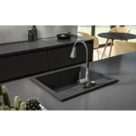 FERRO Granitni sudoper grafit MEZZO II DRGM1-48-58BA - 48 x 58 cm - Image 3