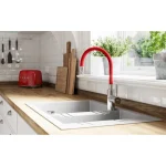 FERRO Granitni dupli sudoper pijesak MEZZO II DRGM3-48-79SA - 48 x 79 cm - Image 3