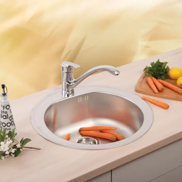 METALAC Inox sudoper Venera C480 - fi 90 cm - Image 3