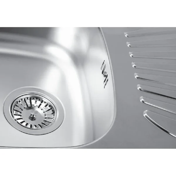 METALAC Inox sudoper Luna Flex 1D - 77 x 43.5 cm - Image 5