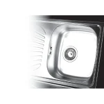 METALAC Inox sudoper Luna Flex 1D - 77 x 43.5 cm - Image 6