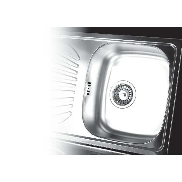 METALAC Inox sudoper Luna Flex 1D - 77 x 43.5 cm - Image 6