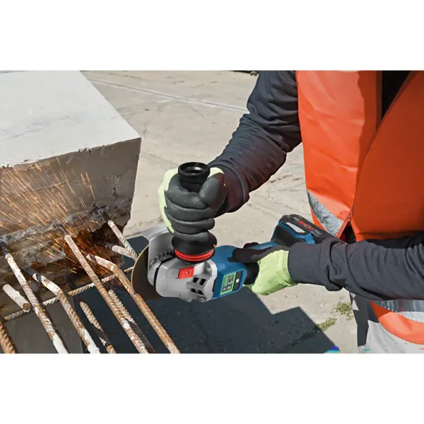 BOSCH Aku ugaona - kutna brusilica GWS 18V-15 SC Professional Biturbo - 125 mm / 1500 W (Solo) - Image 5