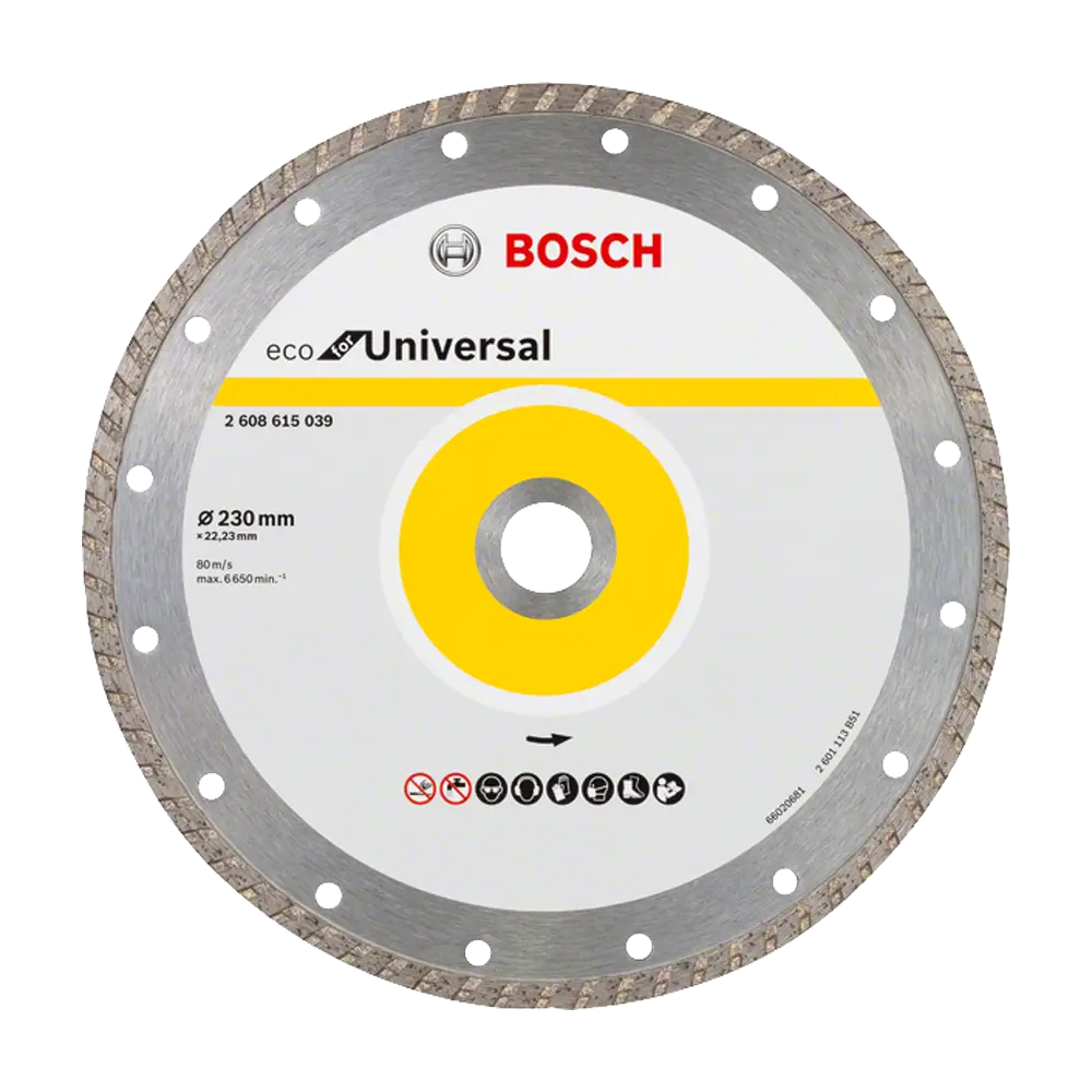 BOSCH Dijamantna rezna ploča Eco Turbo Universal - 230 x 3.0 x 22.23 mm