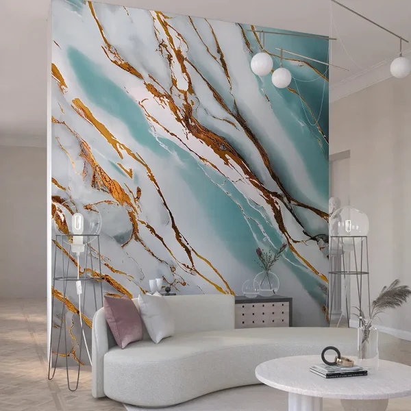 UV Marble zidni panel - Emerald Gold Vein - 122 x 280 x 0.3 cm - Image 3