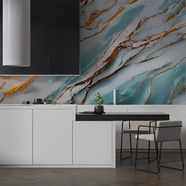 UV Marble zidni panel - Emerald Gold Vein - 122 x 280 x 0.3 cm - Image 5