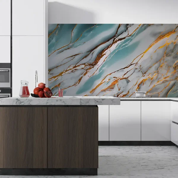 UV Marble zidni panel - Emerald Gold Vein - 122 x 280 x 0.3 cm - Image 7