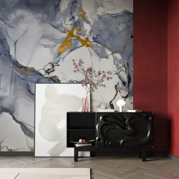 UV Marble zidni panel - Royal Blue Gold Vein - 122 x 280 x 0.3 cm - Image 11