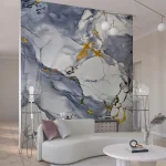 UV Marble zidni panel - Royal Blue Gold Vein - 122 x 280 x 0.3 cm - Image 3