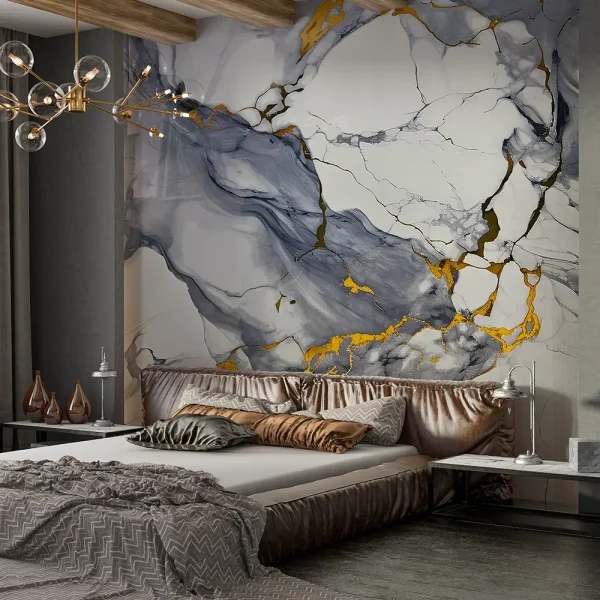 UV Marble zidni panel - Royal Blue Gold Vein - 122 x 280 x 0.3 cm - Image 6