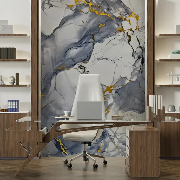 UV Marble zidni panel - Royal Blue Gold Vein - 122 x 280 x 0.3 cm - Image 7