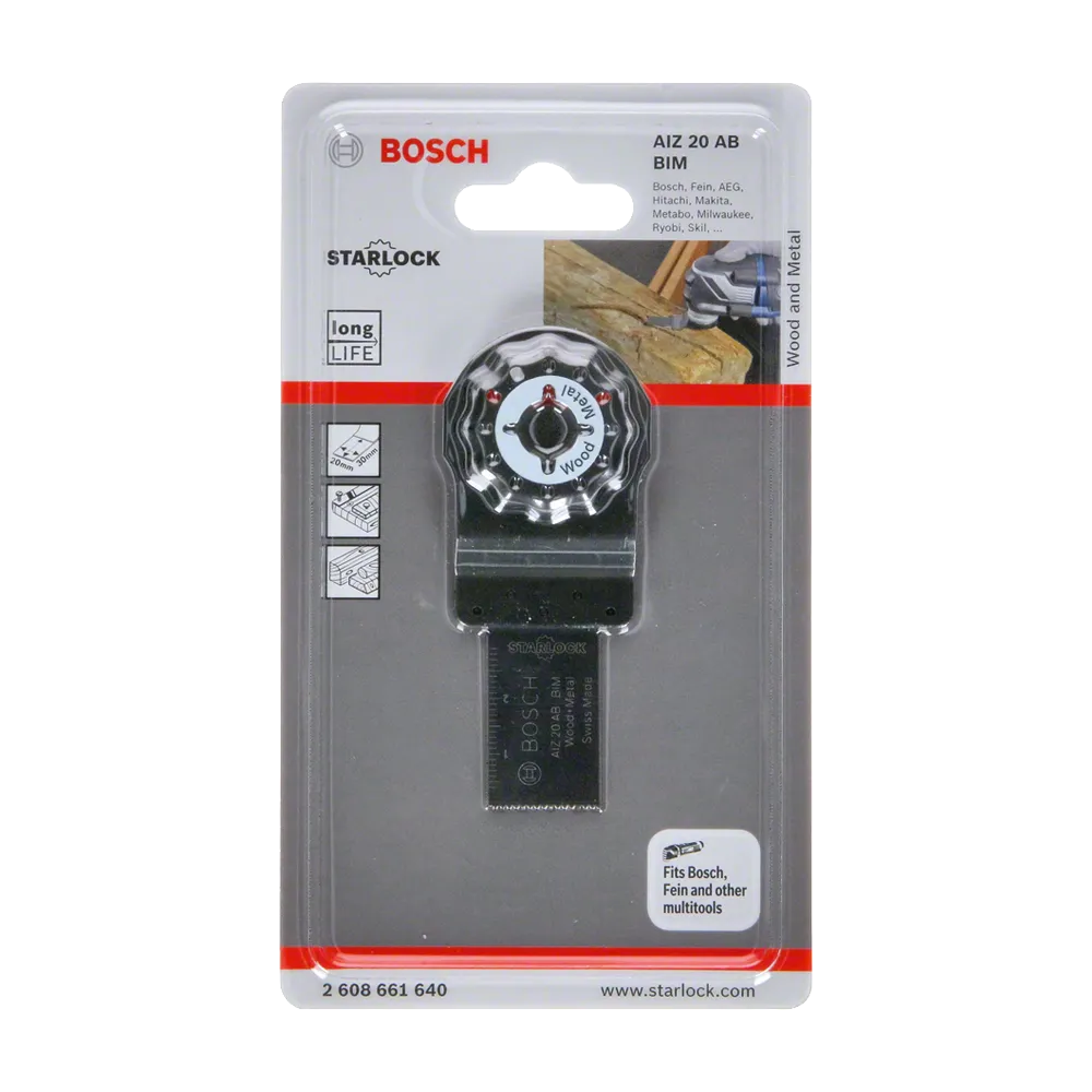 BOSCH Starlock AIZ 20 AB oštrica za multi-alate 20 x 30 mm - Image 2