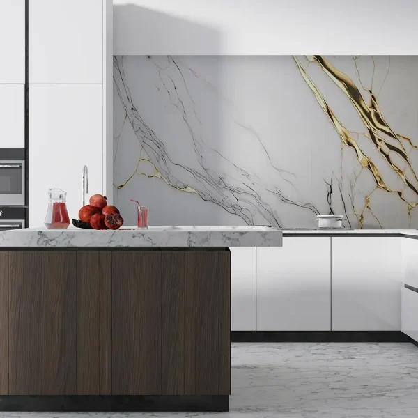 UV Marble zidni panel - Calacatta Gold - 122 x 280 x 0.3 cm - Image 7