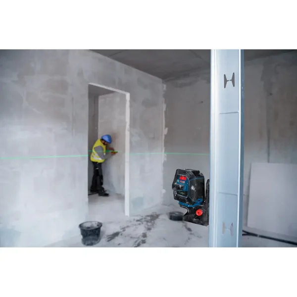 BOSCH Laserski nivelir kombinirani križni - tačkasti GCL 2-50 G + Nosač RM 10 Professional - Image 4