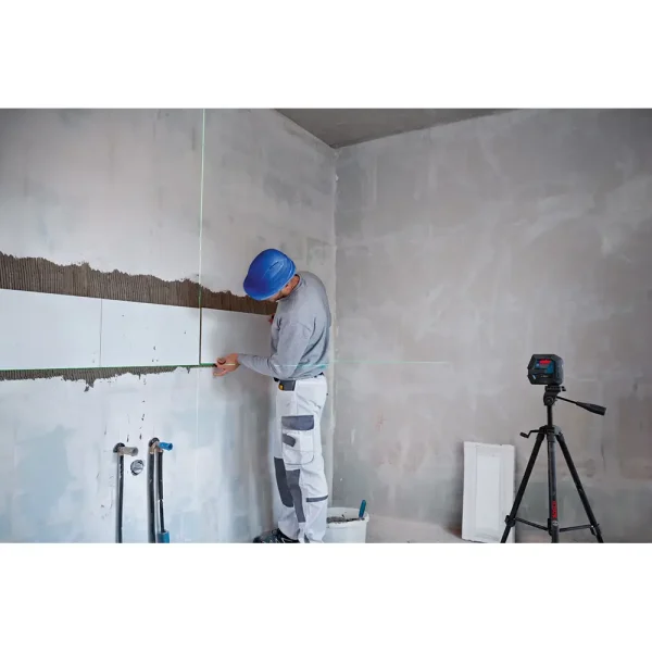 BOSCH Laserski nivelir kombinirani križni - tačkasti GCL 2-50 G + Nosač RM 10 Professional - Image 6
