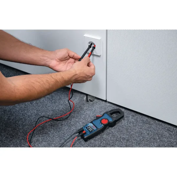 BOSCH Digitalna strujna mjerna kliješta - multimetar CAT IV/III 600 V GMC 600-15 + MH 1 Professional - Image 5