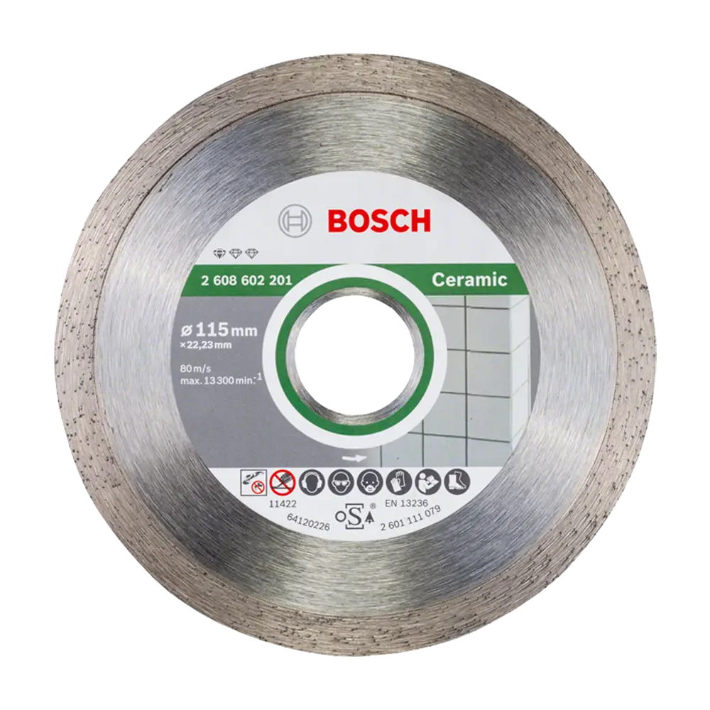 BOSCH Dijamantna rezna ploča Standard for Ceramic - 115 x 1.6 x 22.23 mm